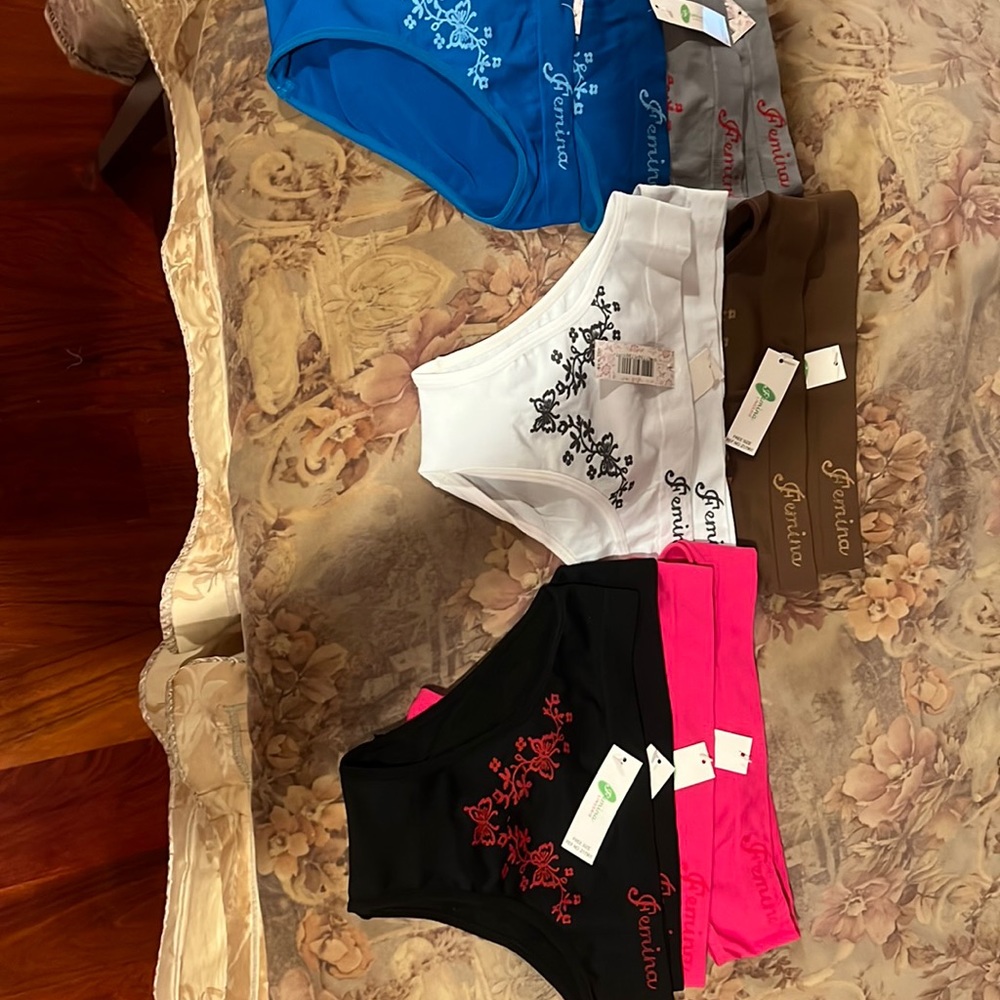 Femina Low Rise Panties Bundle (12pcs) ~ One Size ~ NWT